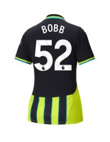 Manchester City Oscar Bobb #52 Venkovní Dres pro Dámské 2024-25 Krátký Rukáv